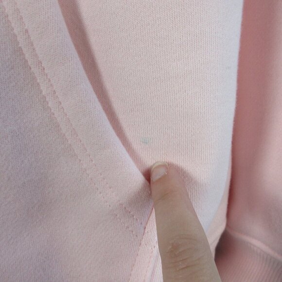 Drmers Club Zip Up Hoodie Jacket Women M Pink Drawstring Cozy Chic Lounge 894 - Picture 10 of 16